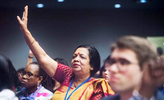 Photo of संयुक्त राष्ट्र: नंदिनी न्यूयॉर्क के टाउन हॉल की बैठक में