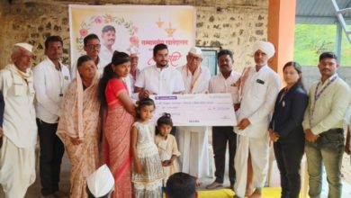 Photo of श्री संत नागेबाबा सहकारी समिति ने दी 10 लाख की सहायता