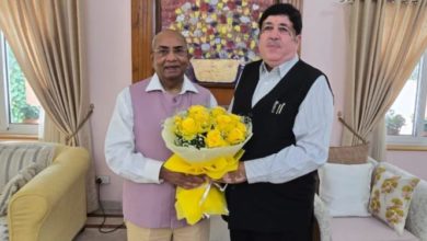 Photo of संघानी ने नई दिल्ली में अवस्थी से मुलाकात की
