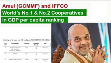 Photo of अमूल-इफको को विश्व की शीर्ष सहकारी संस्था बनने पर शाह ने दी बधाई
