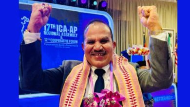 Photo of एक बार फिर आईसीए-एपी के अध्यक्ष पद पर निर्विरोध निर्वाचित हुए चंद्रपाल