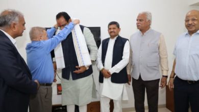 Photo of सहकार भारती ने जितुभाई वघाणी का किया सम्मान