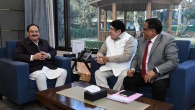Photo of किसानों के मुद्दों पर इफको अध्यक्ष ने केंद्रीय मंत्री नड्डा से की मुलाकात