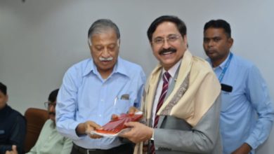 Photo of अमीन ने टीसीयू के कुलपति एस.पी. सिंह का किया सम्मान