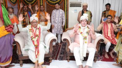 Photo of संघानी ने पारादीप में जगन्नाथ रथ यात्रा में लिया भाग