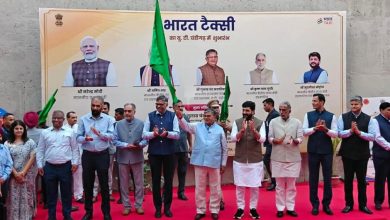 Photo of चंडीगढ़ में भारत टैक्सी सेवा शुरू, गुर्जर ने दिखाई हरी झंडी