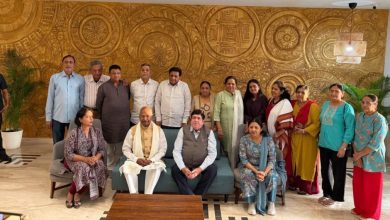 Photo of संघानी ने वेलनेस सेंटर में पूर्व राष्ट्रपति कोविंद से की मुलाकात